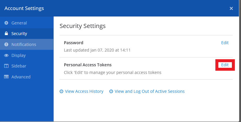 Security Settings