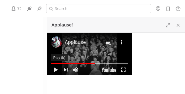 applause